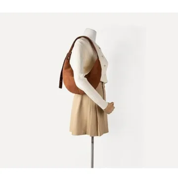 Stylish JOLILUNA Suede Crescent Bag for Women