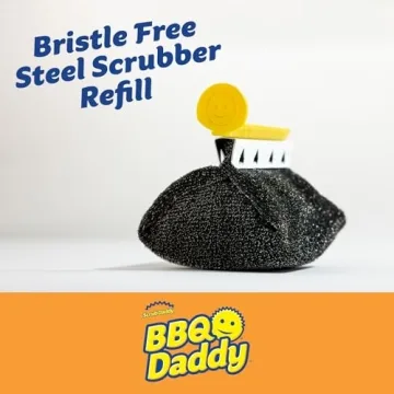 Scrub Daddy BBQ Daddy Grill Brush Head Refill for Easy Cleaning