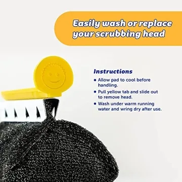 Scrub Daddy BBQ Daddy Grill Brush Head Refill for Easy Cleaning