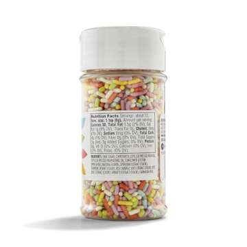 365 by Whole Foods Market, Rainbow Sprinkles, Vegan, 2.75 Ounce