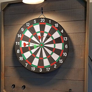 15 Inch Double-Sided Dartboard for Family Fun and Games