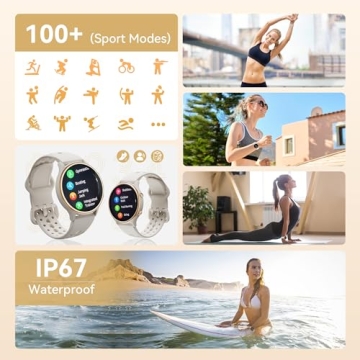 KEEPONFIT Smart Watch for Fitness & Health Tracking