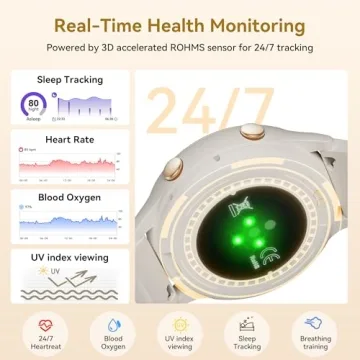 KEEPONFIT Smart Watch for Fitness & Health Tracking