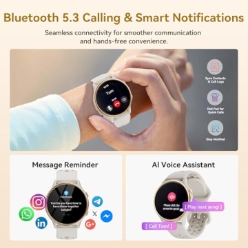 KEEPONFIT Smart Watch for Fitness & Health Tracking