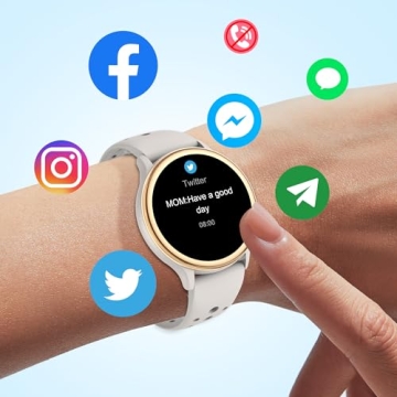 KEEPONFIT Smart Watch for Fitness & Health Tracking