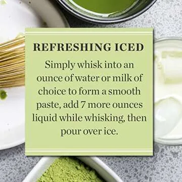 Mighty Leaf Organic Matcha Green Tea Powder, 100% Japanese Matcha, Unsweetened, 3 oz Bag