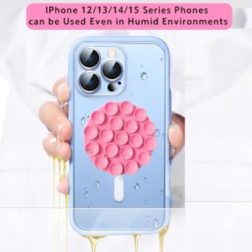 Omee Magnetic Suction Cup Phone Mount for iPhone 15/14/13/12