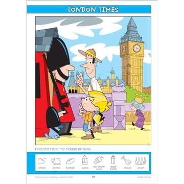 School Zone Hidden Pictures Around the World Workbook: Puzzle Book of Search and Find, Hidden Picture Puzzles, Geography, Global Awareness, and More (Activity Zone)