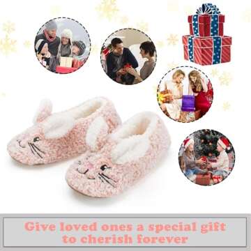 Cute Slippers for All Ages - Cozy and Warm Animal Design