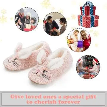Cute Slippers for All Ages - Cozy and Warm Animal Design