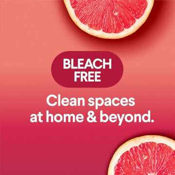 Clorox Scentiva Wipes, Bleach Free Cleaning Wipes, Household Essentials, Tahitian Grapefruit Splash, 75 Count (Pack of 3)