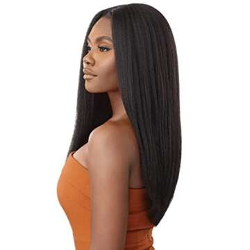 Outre 5X5 Lace Closure Wig - Kinky Straight 24" Hair
