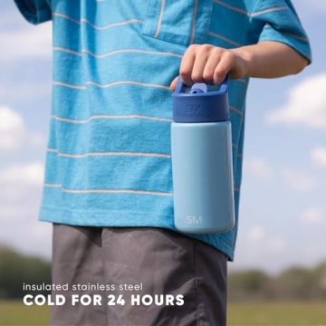 Simple Modern Kids Summit Water Bottle - 14oz Insulated Tumbler for Kids