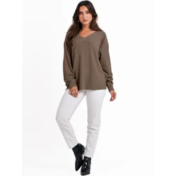 Cozy ANRABESS Oversized Long Sleeve Sweatshirt