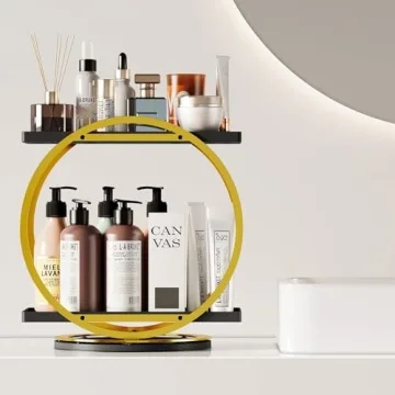 Perfume and Makeup Organizer - 360 Rotating Tiered Design