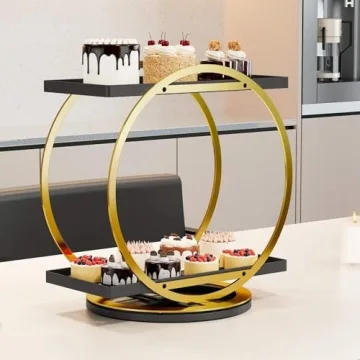 Perfume and Makeup Organizer - 360 Rotating Tiered Design