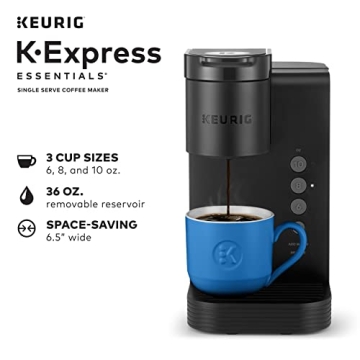 Keurig K-Express Essentials Coffee Maker for Fast Brewing