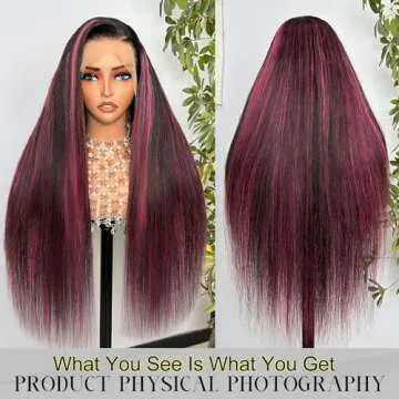 Megalady Beauty Ombre Highlight Lace Front Wig 20inch