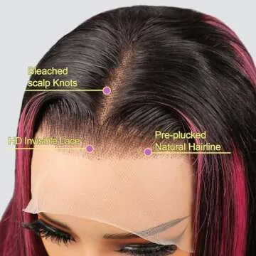 Megalady Beauty Ombre Highlight Lace Front Wig 20inch