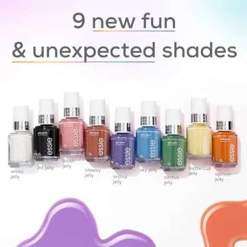 essie Nail Art Studio Jelly Gloss Nail Polish, Vegan, Sheer Neutral Nail Polish, Cheeky Jelly, 0.46 Fl Oz