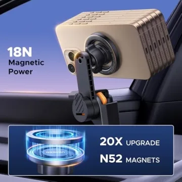 UGREEN Phone Holder for Tesla Model 3 and Y Accessories Magsafe Car Mount Magnetic Phone Mount Stron...