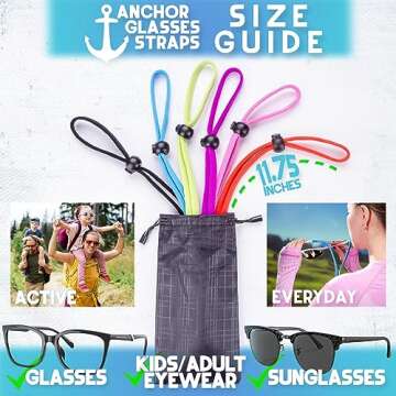 Anchor Glasses Straps for All Ages – Adjustable & Comfortable