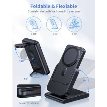 RORRY 3 in 1 Magsafe Charger Stand for Devices