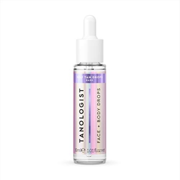 Tanologist Dark Self Tan Drops - Customizable, Vegan Bronzing Drops for a Natural Glow