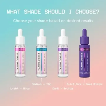 Tanologist Dark Self Tan Drops Vegan Bronzing for Natural Glow