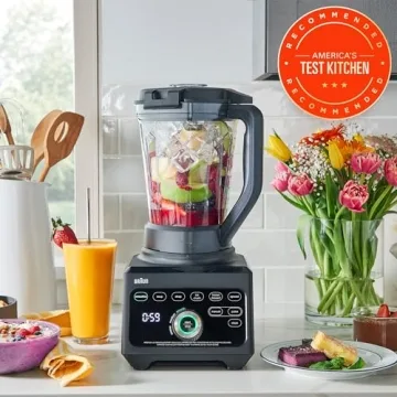 Braun JB9040BK TriForce Pro Power Blender 1600W, 68oz, iTexture Control