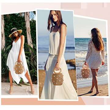 Stylish NIBD Rattan Tote Bag for Summer Adventures