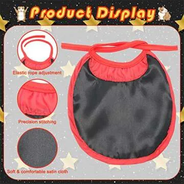 RYPET Guinea Pig Costumes - Hat & Cape Set for Pets