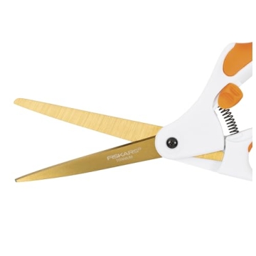Fiskars Easy Action Titanium Scissors - Comfort & Precision