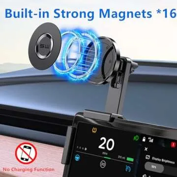 Tesla Phone Mount with Strong Magnet for iPhone & Android