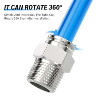 Durable TAILONZ Pneumatic 304 Stainless Steel Push Fittings for All