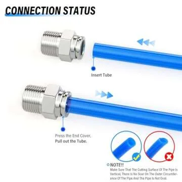 Durable TAILONZ Pneumatic 304 Stainless Steel Push Fittings for All