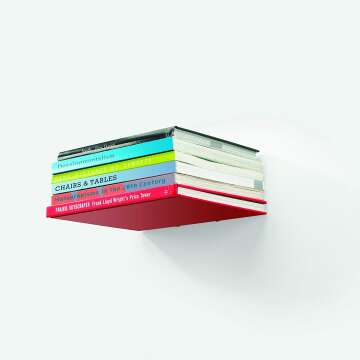 Umbra Floating Bookshelf - Silver for Chic Decor