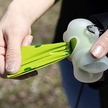 Compostable & Biodegradable Poop Bags for Dogs - Large, Leak Proof, Easy-to-Tear and Earth Friendly Pet Waste Bags - ASTM D6400 and Vincotte OK Compost Certified - 16 Rolls of 15 Bags, 240 Bags Total