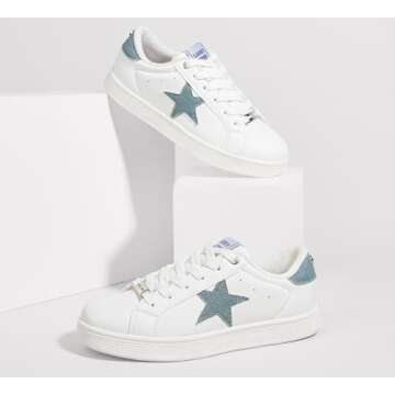 LUCKY STEP Women's Fashion Star Sneakers - Stylish & Comfortable