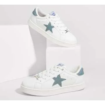 LUCKY STEP Women's Fashion Star Sneakers - Stylish & Comfortable