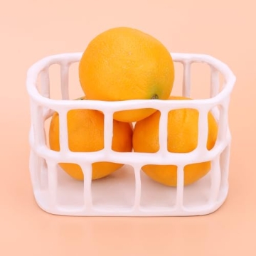 Stylish Joon Abstract Fruit Basket for Modern Kitchens