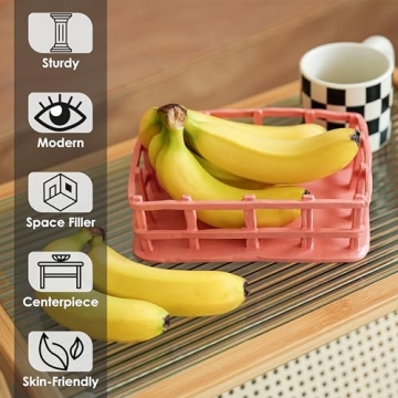 Stylish Joon Abstract Fruit Basket for Modern Kitchens