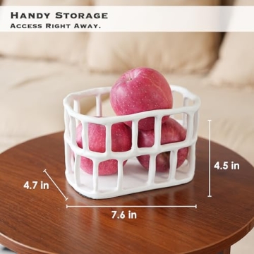 Stylish Joon Abstract Fruit Basket for Modern Kitchens