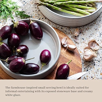 Monterey by Citrine Stoneware Serving Bowl for Entertaining