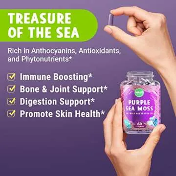 MAJU's Powerful Purple Sea Moss Capsules for Health Boost