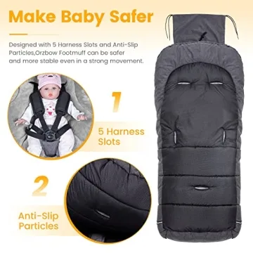 Orzbow Warm Stroller Cover - Waterproof Baby Footmuff
