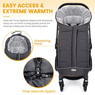 Orzbow Warm Stroller Cover - Waterproof Baby Footmuff