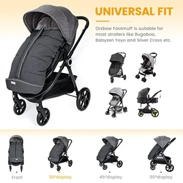 Orzbow Warm Stroller Cover - Waterproof Baby Footmuff