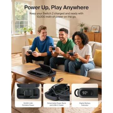 Belkin Nintendo Switch 2 Case with Power Bank & Storage