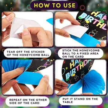 Fluorescent Glow Party Centerpieces for Birthday Celebrations